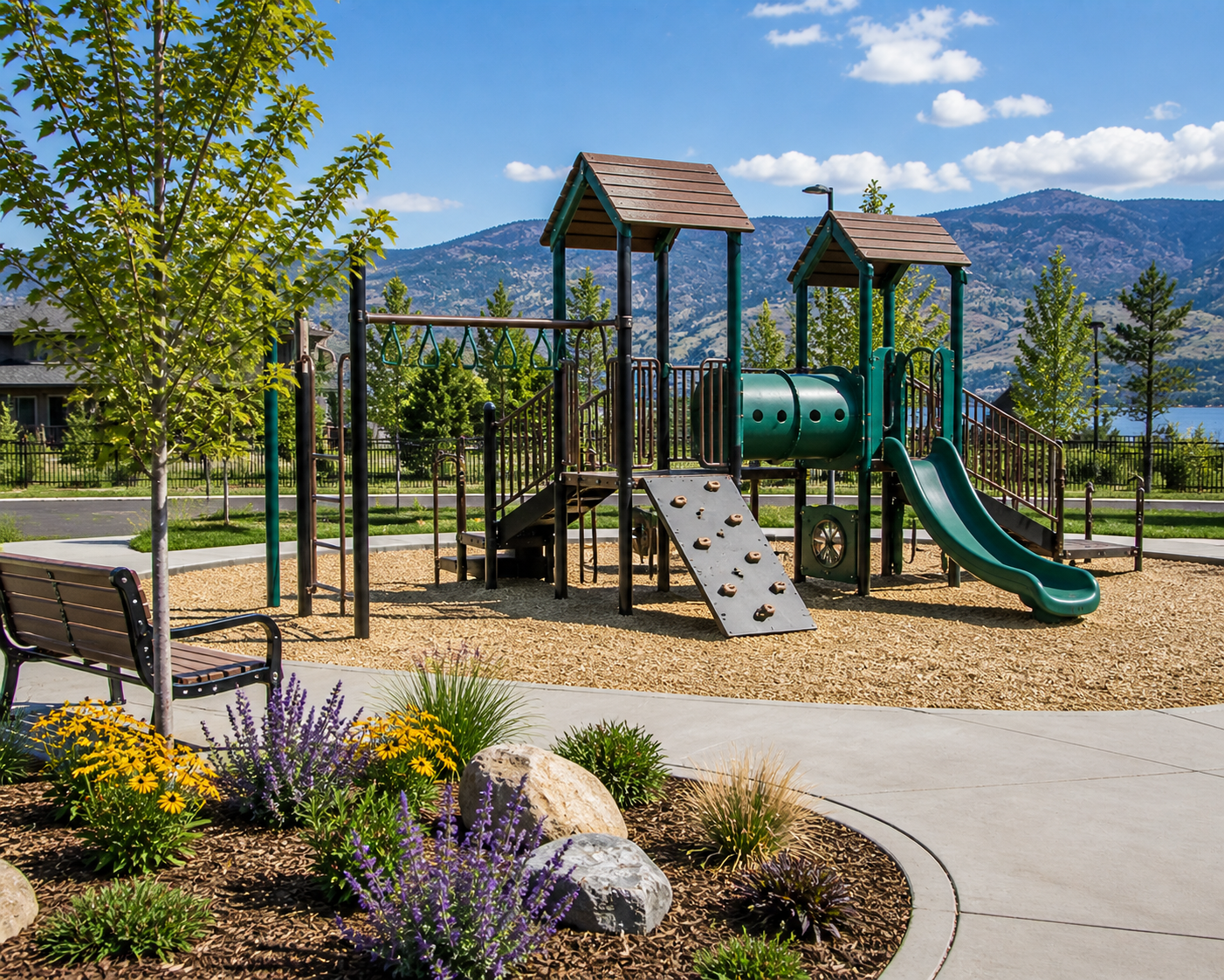 Playground playset installation Summerland Okanagan