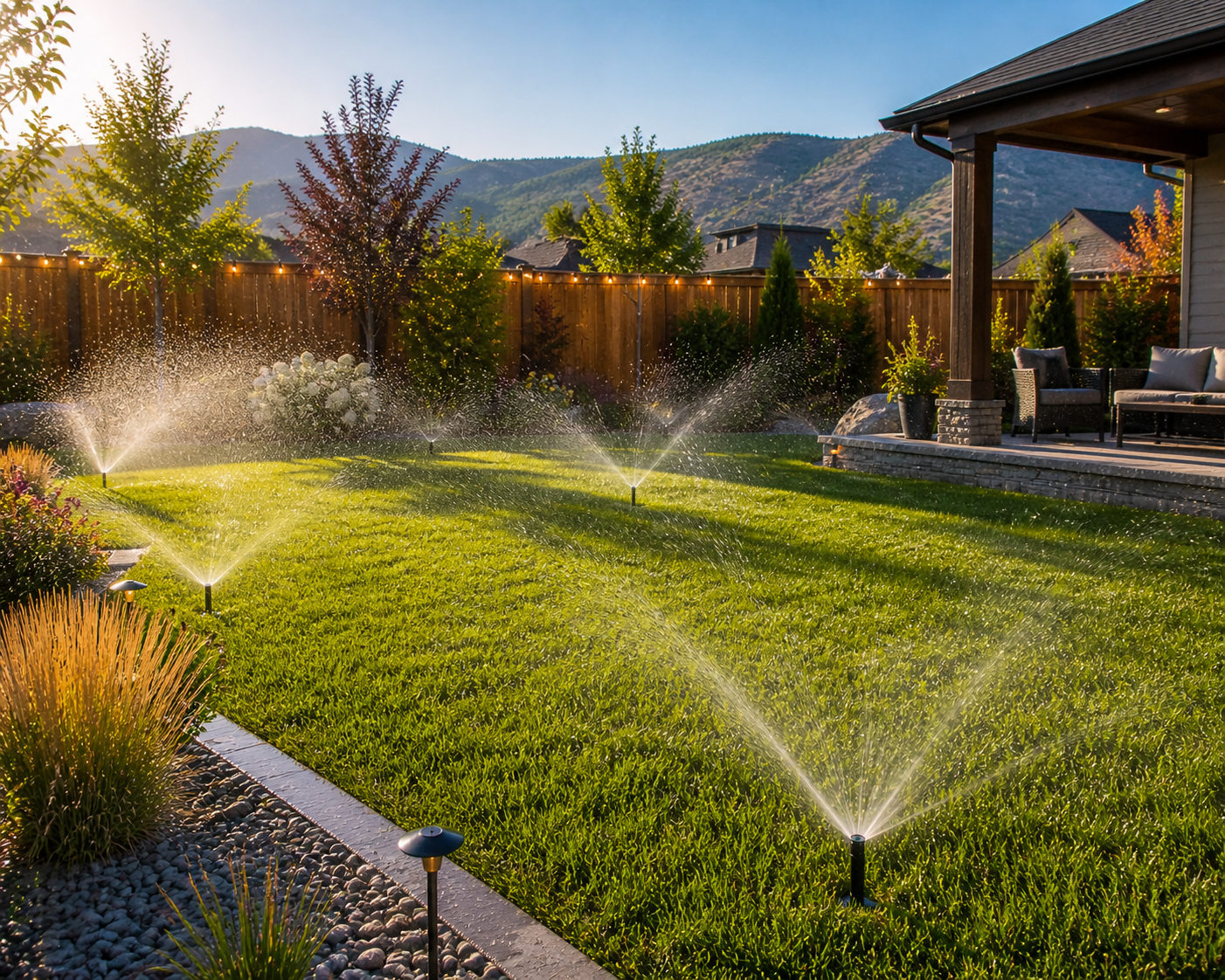 Sprinkler system Summerland Okanagan